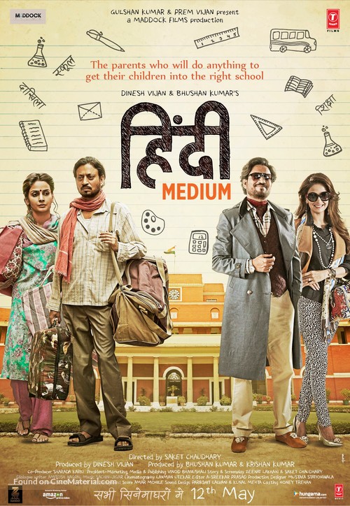 Hindi Medium - Indian Movie Poster