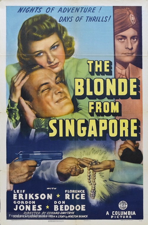 The Blonde from Singapore - Movie Poster