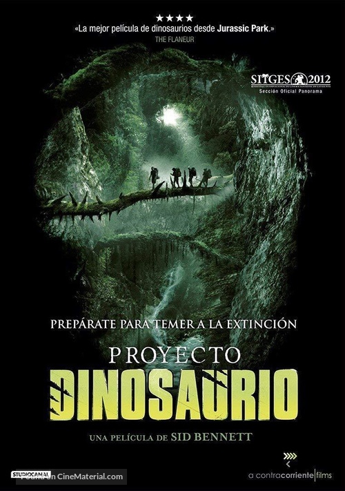 The Dinosaur Project - Spanish DVD movie cover