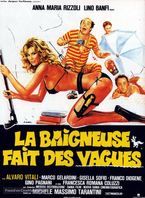 L&#039;insegnante al mare con tutta la classe - French Movie Poster