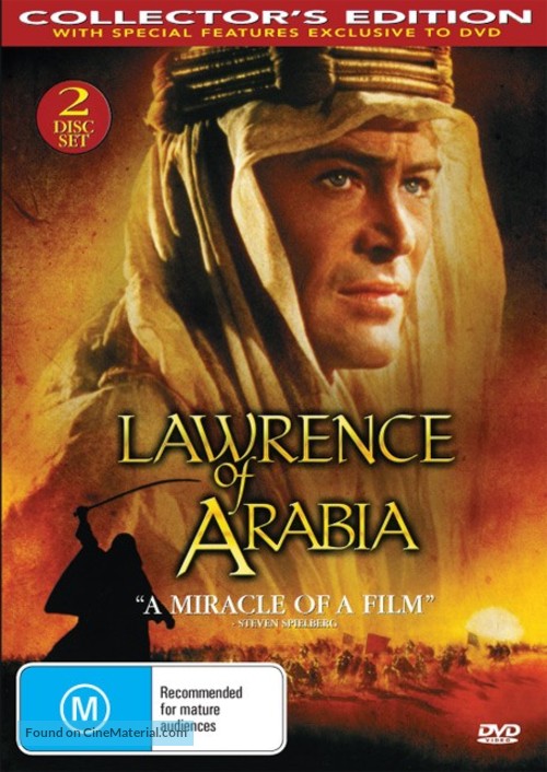 Lawrence of Arabia - Australian DVD movie cover