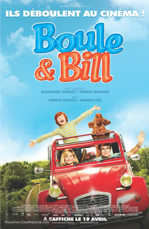 Boule et Bill - Canadian Movie Poster