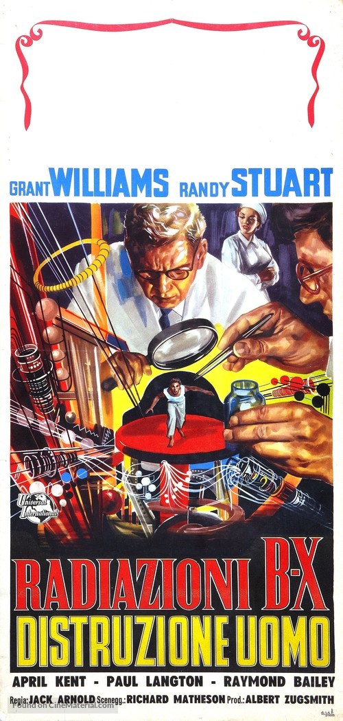 The Incredible Shrinking Man - Italian Movie Poster