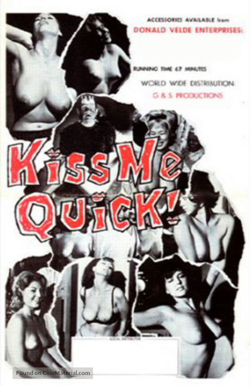 Kiss Me Quick! - DVD movie cover