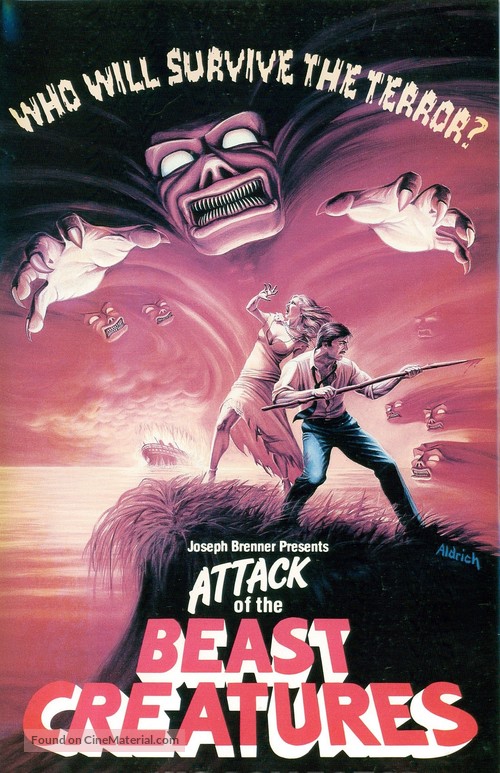 Attack of the Beast Creatures - VHS movie cover