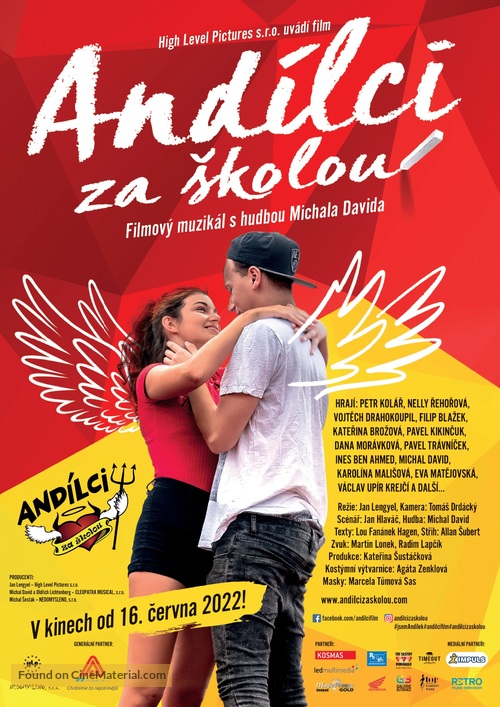 And&iacute;lci za skolou - Czech Movie Poster