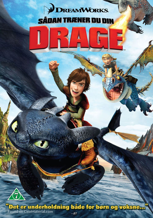 How to Train Your Dragon - Danish Movie Cover