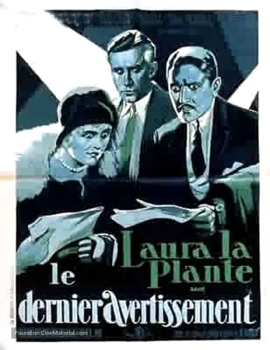 The Last Warning 1928 French Movie Poster The Last Warning 1928 French Movie Poster