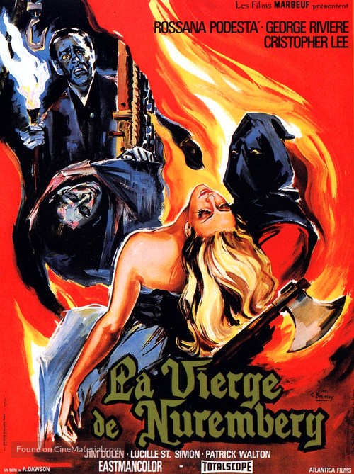 La Vergine di Norimberga - French Movie Poster