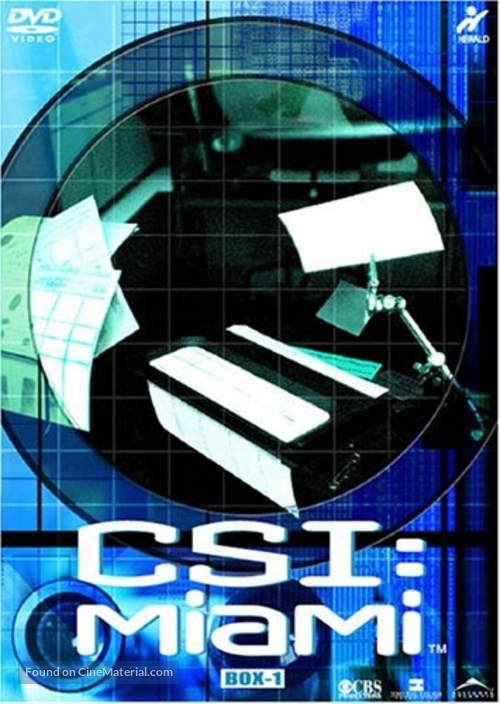 &quot;CSI: Miami&quot; - Japanese DVD movie cover