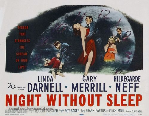 Night Without Sleep - Movie Poster