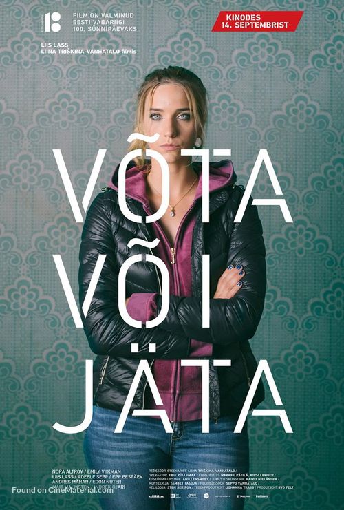 V&otilde;ta v&otilde;i j&auml;ta - Estonian Movie Poster