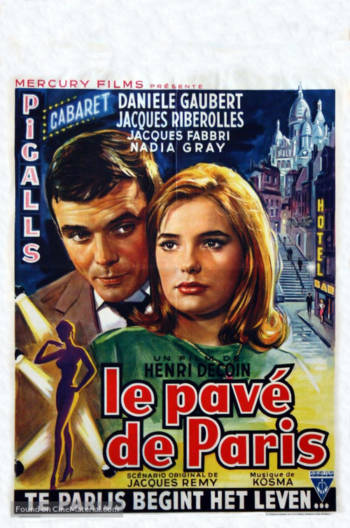 Trottoirmeisjes van Parijs - Belgian Movie Poster