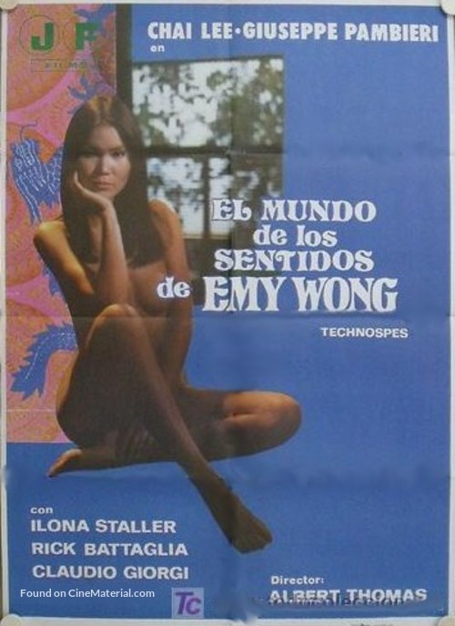 Il mondo dei sensi di Emy Wong - Spanish Movie Poster