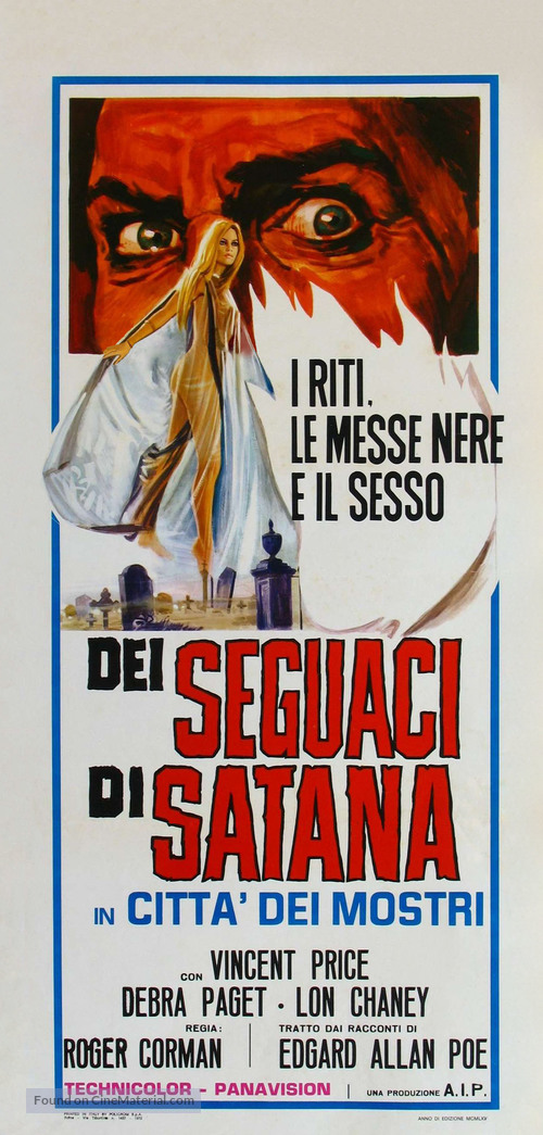 The Haunted Palace - Italian Movie Poster