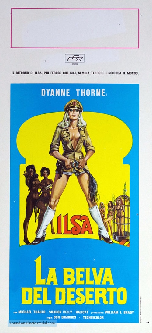 Ilsa, Harem Keeper of the Oil Sheiks - Italian Movie Poster