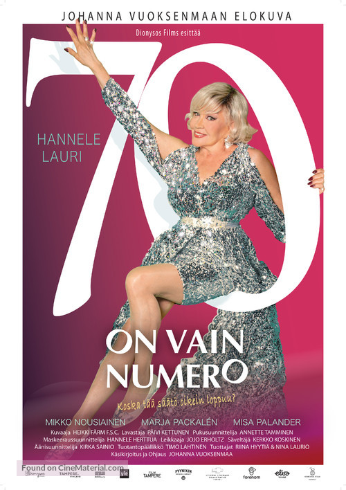 70 on vain numero - Finnish Movie Poster