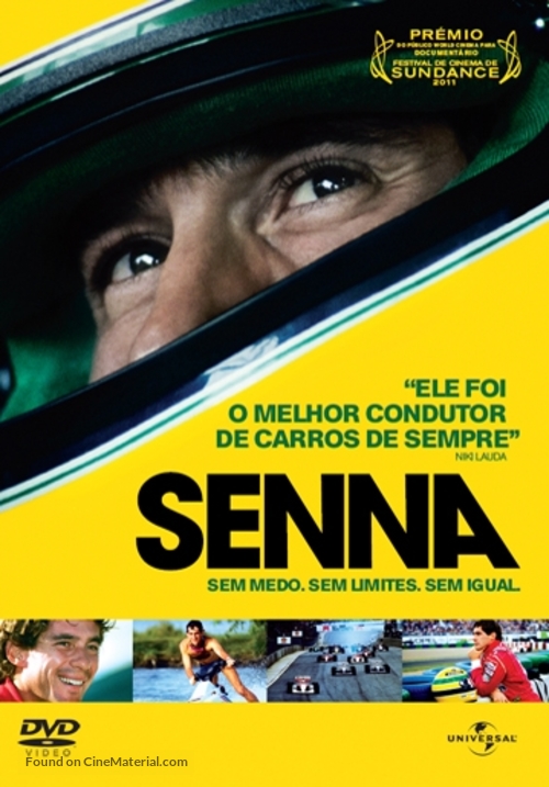 Senna - Portuguese DVD movie cover