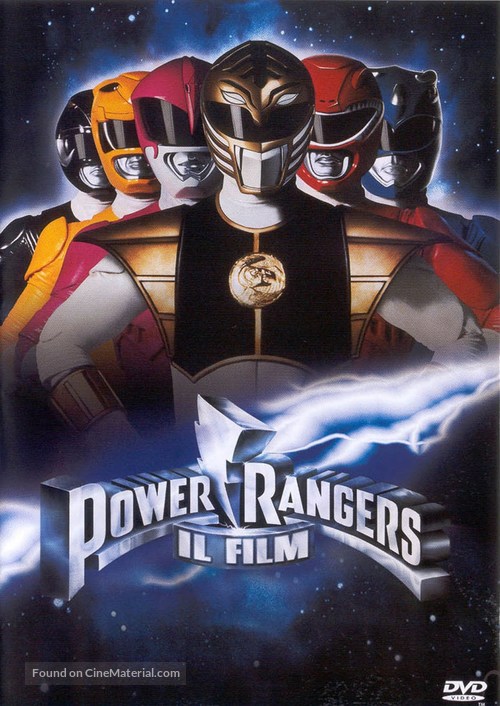Mighty Morphin Power Rangers: The Movie - Italian DVD movie cover