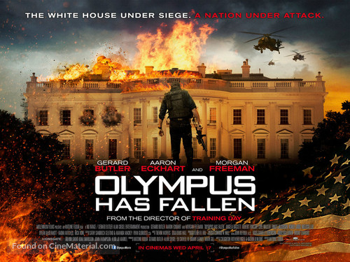 Olympus Has Fallen - British Movie Poster