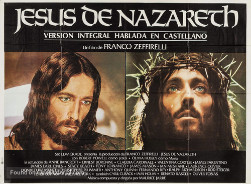&quot;Jesus of Nazareth&quot; - Spanish Movie Poster