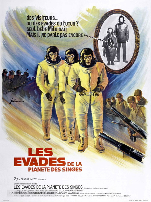 Escape from the Planet of the Apes - French Theatrical movie poster