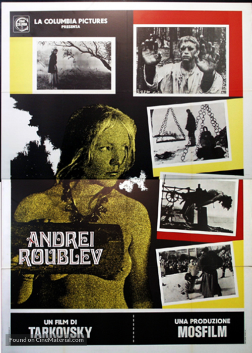 Andrey Rublyov - Italian Movie Poster