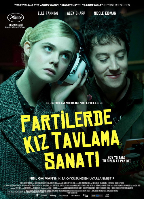 How to Talk to Girls at Parties - Turkish Movie Poster