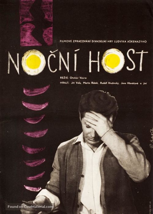 Nocni host - Czech Movie Poster