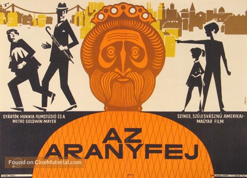 The Golden Head - Hungarian Movie Poster