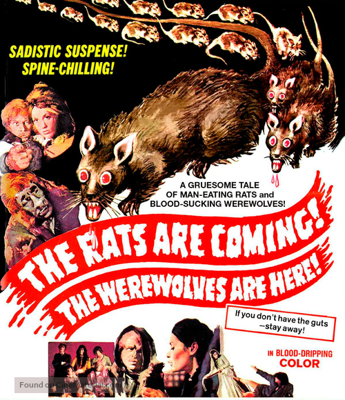 The Rats Are Coming! The Werewolves Are Here! - Blu-Ray movie cover