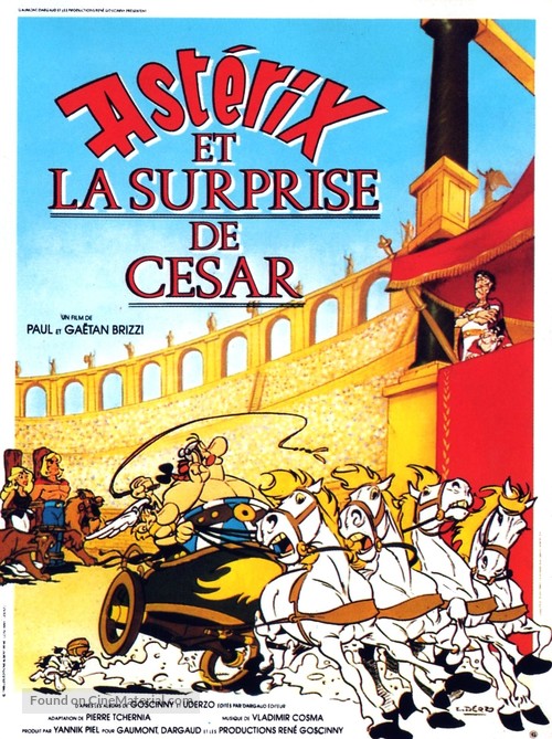 Ast&eacute;rix et la surprise de C&eacute;sar - French Movie Poster