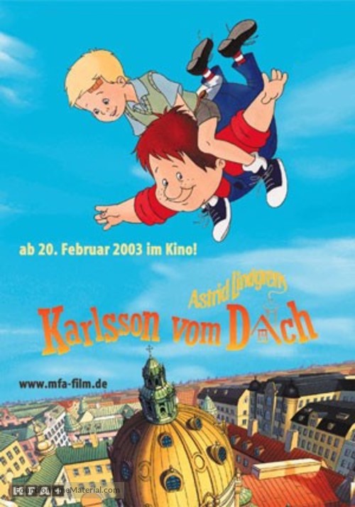 Karlsson p&aring; taket - German Movie Poster