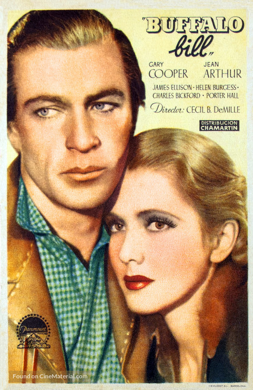 The Plainsman - Spanish Movie Poster