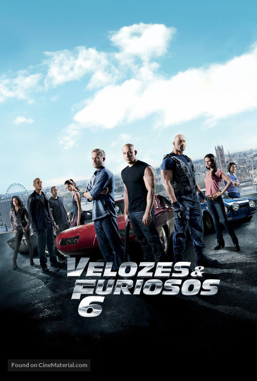 Fast &amp; Furious 6 - Brazilian Movie Poster