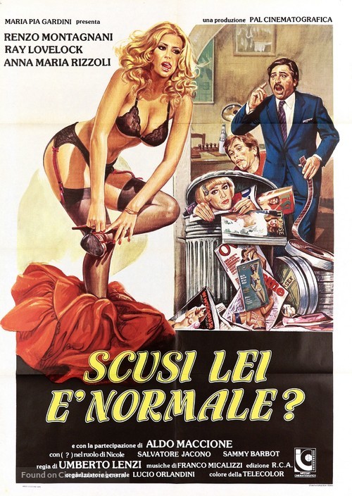 Scusi, lei &egrave; normale? - Italian Movie Poster