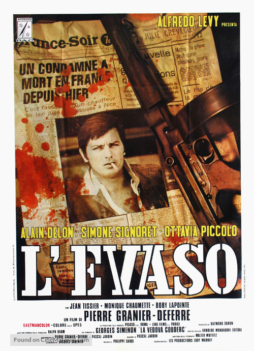 La Veuve Couderc - Italian Movie Poster