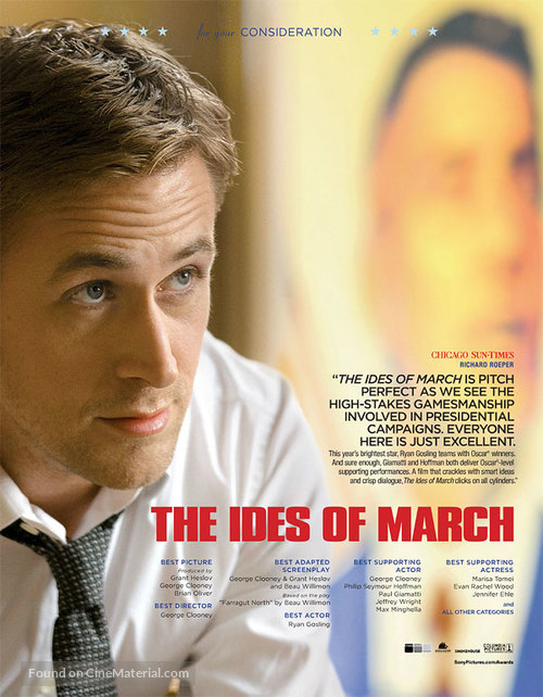 The Ides of March - For your consideration movie poster