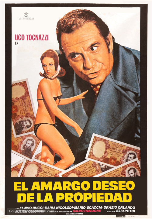 La propriet&agrave; non &egrave; pi&ugrave; un furto - Spanish Movie Poster