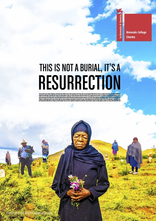 This Is Not a Burial, It&#039;s a Resurrection - South African Movie Poster