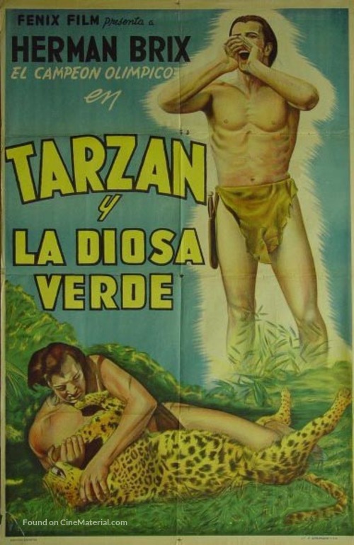 Tarzan and the Green Goddess - Argentinian Movie Poster