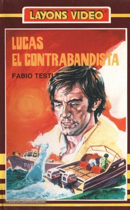 Luca il contrabbandiere - Spanish VHS movie cover