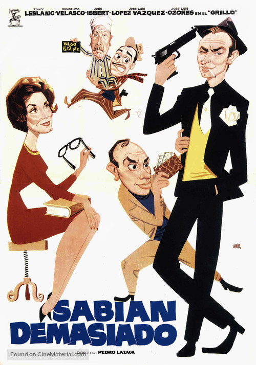 Sab&iacute;an demasiado - Spanish Movie Poster