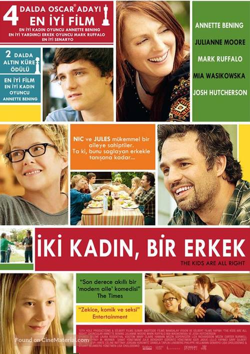 The Kids Are All Right - Turkish Movie Poster