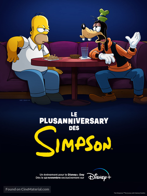 The Simpsons in Plusaversary - French Movie Poster