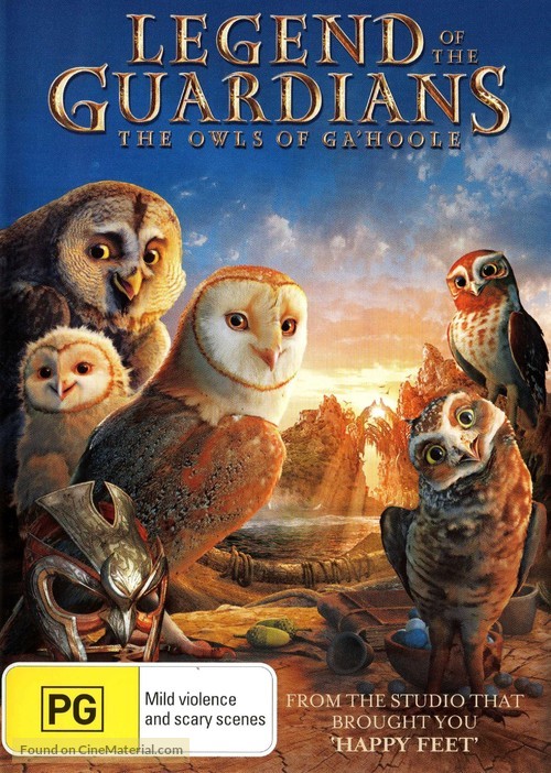 Legend of the Guardians: The Owls of Ga&#039;Hoole - Australian DVD movie cover