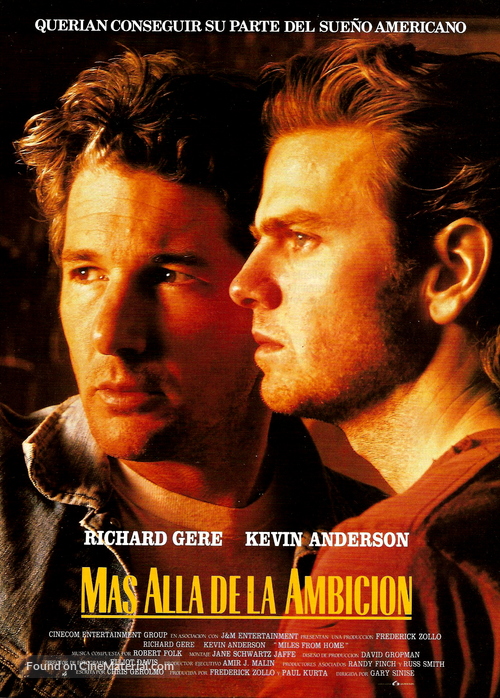 Miles from Home - Spanish Movie Poster