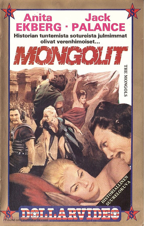 Mongoli, I - Finnish VHS movie cover