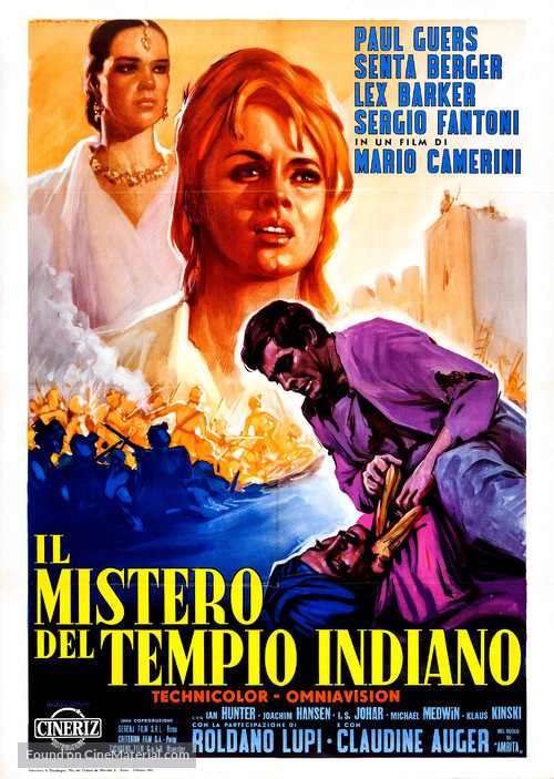 Il mistero del tempio indiano - Italian Movie Poster