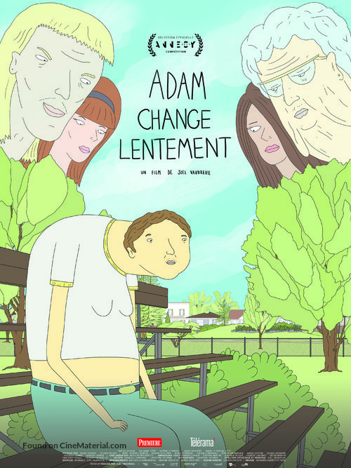Adam change lentement - French Movie Poster